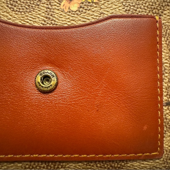 Rare COACH Signature Canvas Floral Compact Wallet - Picture 6 of 13